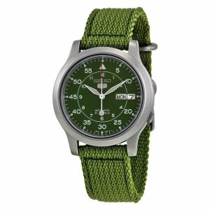 Seiko 5 Sports Military Watch with rugged military-inspired design